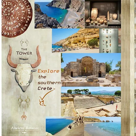 Ancient Retreat With 2-Storey Tower Gym Garden Faneromeni (Crete)